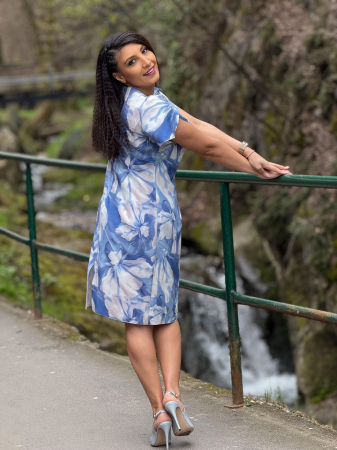 Rochie cu imprimeu floral [5]