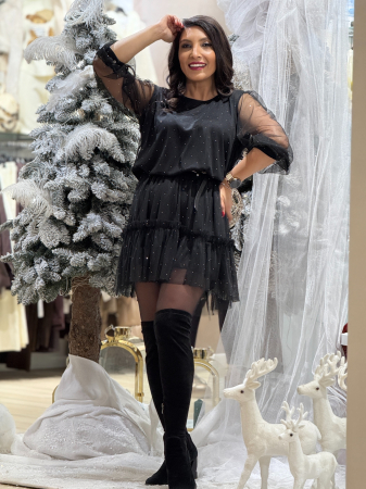 Noutati - Rochie cu pietricele