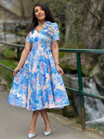 Rochie cu print floral [3]