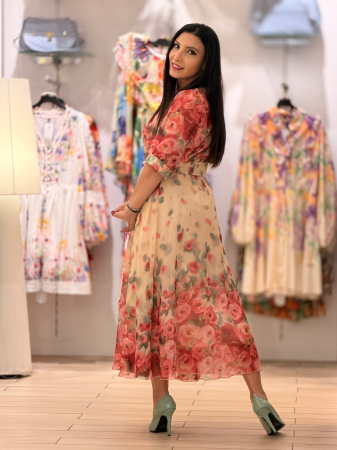 Rochie cu trandafiri rosii [5]