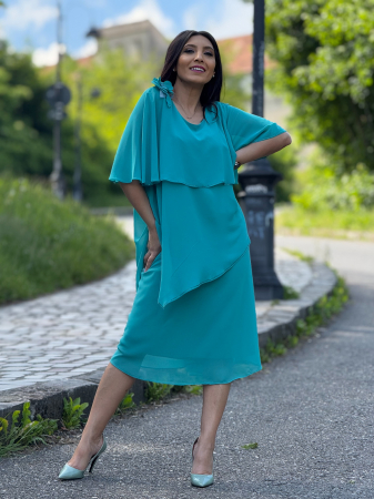 Rochii de eveniment - Rochie cu volane
