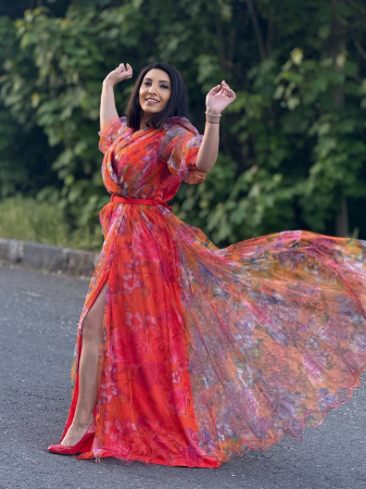 Rochie din tulle colorata [3]