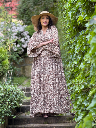 Rochie lejera cu imprimeu leopard [4]