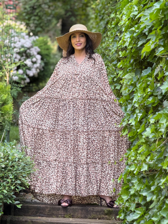 Rochie lejera cu imprimeu leopard [5]