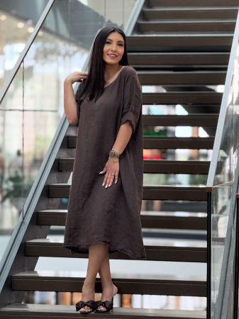 COLECTIA DE IN YOU&ME - Rochie lejera din in
