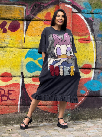 COLECTIA DISNEY - Rochie lunga cu imprimeu Daisy Duck