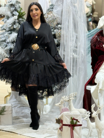 Rochie neagra cu dantela [3]