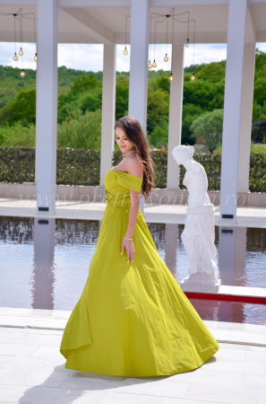 Rochie verde tafta [3]