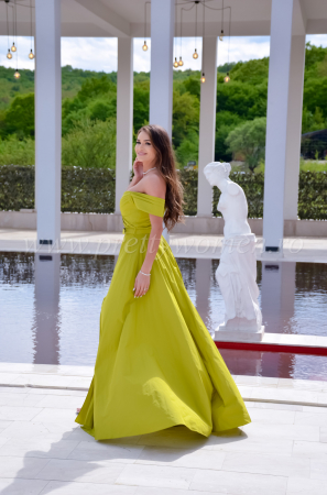 Rochie verde tafta [1]