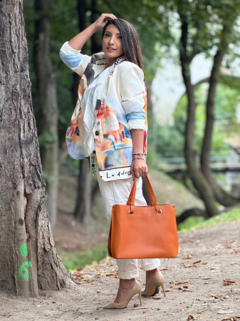 Sacou cu print colorat [3]