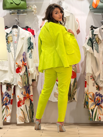 Sacou verde cu revere [4]