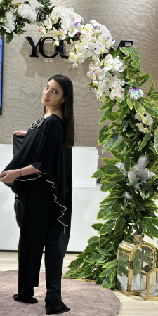 Salopeta neagra cu flori [2]