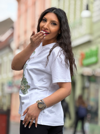 Tricou cu imprimeu fata cu baloane [2]