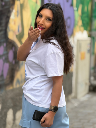 Tricou cu imprimeu fata cu baloane [6]