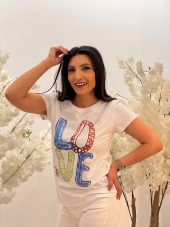Tricou cu imprimeu LOVE [2]