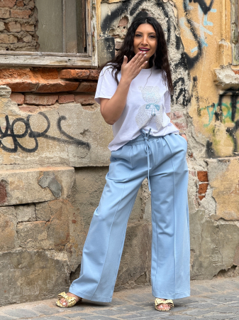 Tricou cu imprimeu ursulet cu pietricele aplicate [3]