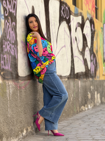 Noutati - Tricou cu smiley