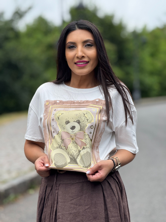 Tricouri si topuri - Tricou cu ursulet