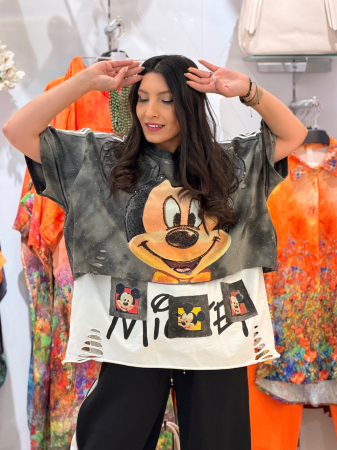 Tricou din bumbac cu imprimeu Mikey [4]