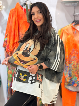 Tricou din bumbac cu imprimeu Mikey [1]