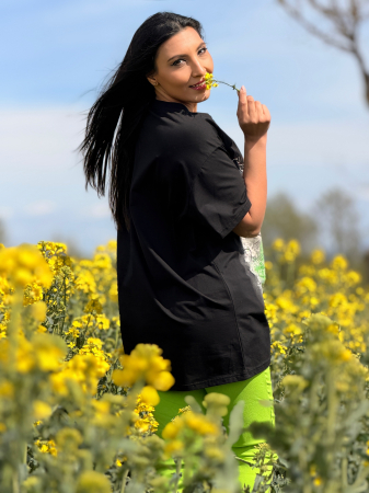 Tricou din bumbac cu print fetita [4]