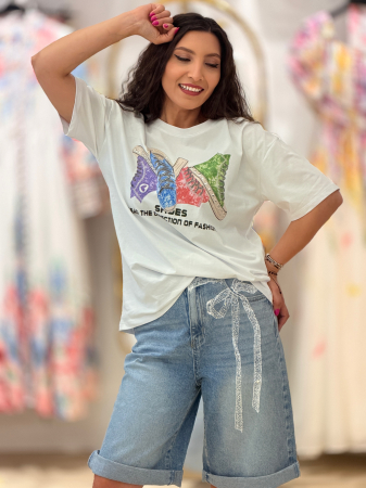 Tricou din bumbac cu tenesi [1]