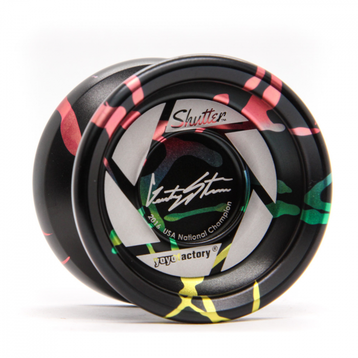Yoyo Shutter Splash - Black Rainbow [2]