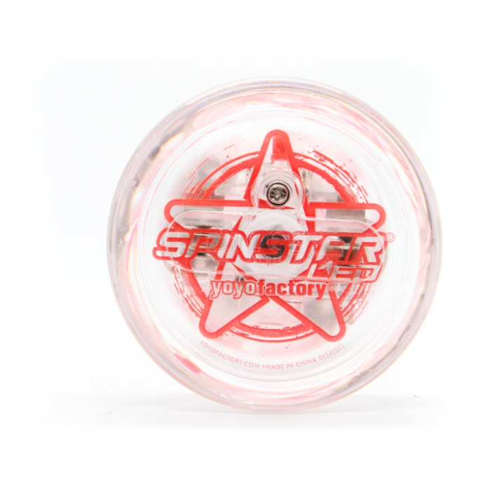 Yoyo Spinstar Transparent cu LED - Rosu [2]