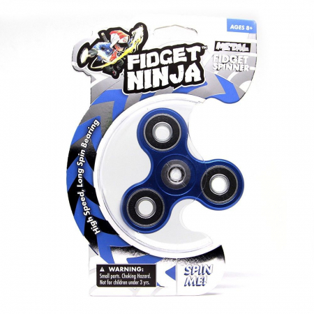 Fidget Spinner - Fidget Ninja Metal Spinner - Albastru