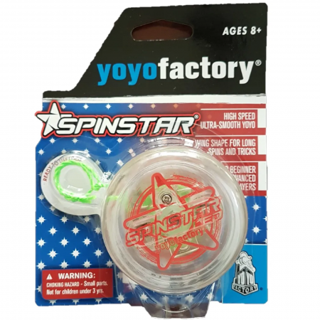 Yoyo Spinstar Transparent cu LED - Rosu [4]