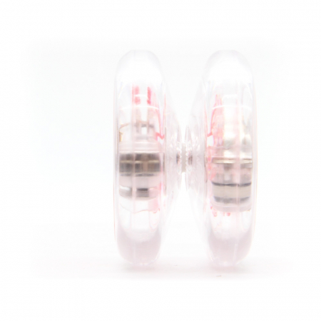 Yoyo Spinstar Transparent cu LED - Rosu [2]