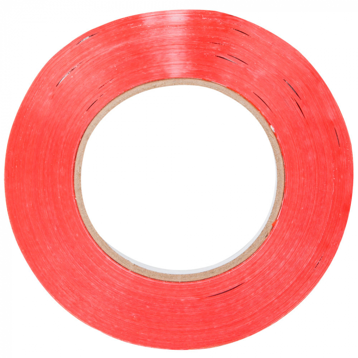 Banda PVC rosu pentru inchis pungi, 9mm x 60m | PRETURI DE PRODUCATOR [2]