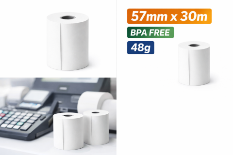 Role pentru case de marcat - Rola termica 57mm x 30m