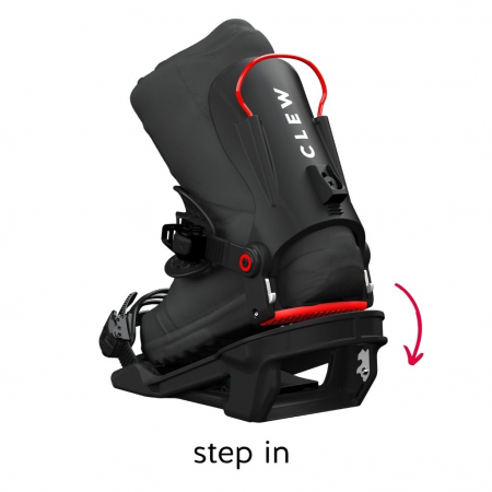 LEGATURI STEP IN CLEW - Legaturi de snowboard de tipul step-in CLEW