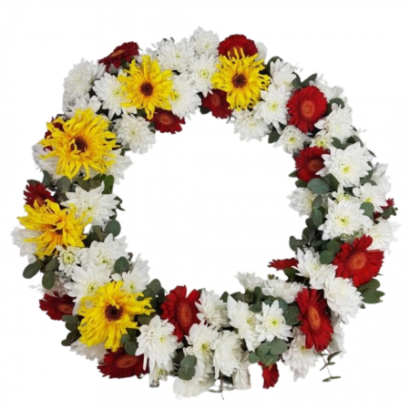 EVENIMENTE - Coroana funerara 3 culori