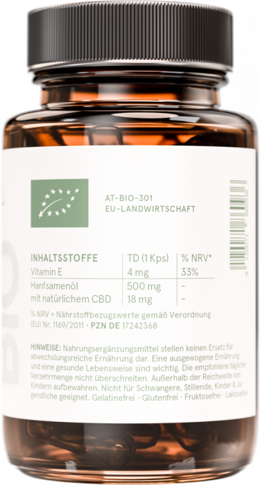 Capsule PURE CBD (cu ulei CBD Naturextrakt Premium) - acreditare BIO [2]