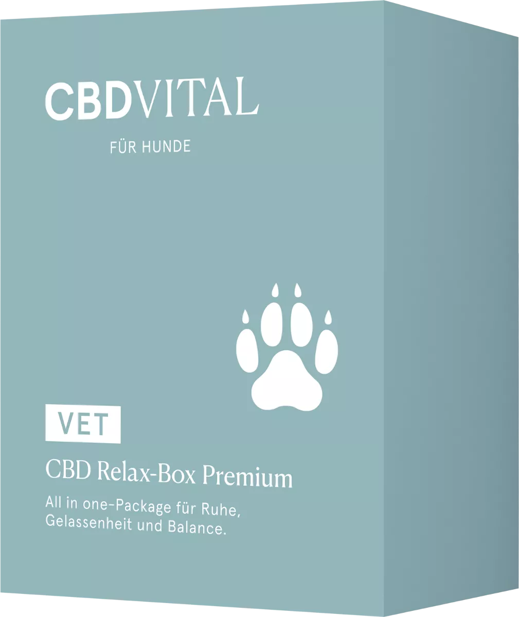 VET CBD Relax Box:Ulei Canabis si Complex Natural Relax, pt. Caini [2]