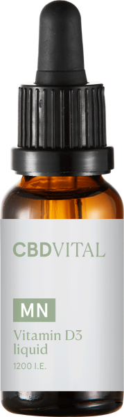Vitamina D3 Lichid - 1200 UI per picatura - CBD VITAL [1]