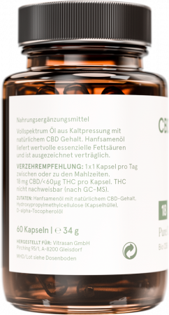 Capsule PURE CBD (cu ulei CBD Naturextrakt Premium) - acreditare BIO [2]