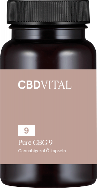 Capsule Ulei Canabis CBD - Capsule PURE CBG 9, cu ulei Naturextrakt Premium - CBD VITAL