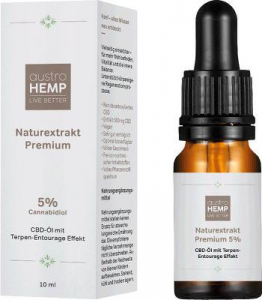 Ulei CBD 5% Naturextrakt Premium (500mg Canabidiol) - austroHEMP [1]