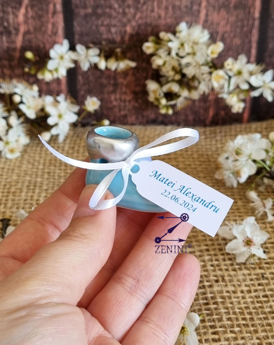 Marturie botez botosel din ceramica personalizat [3]