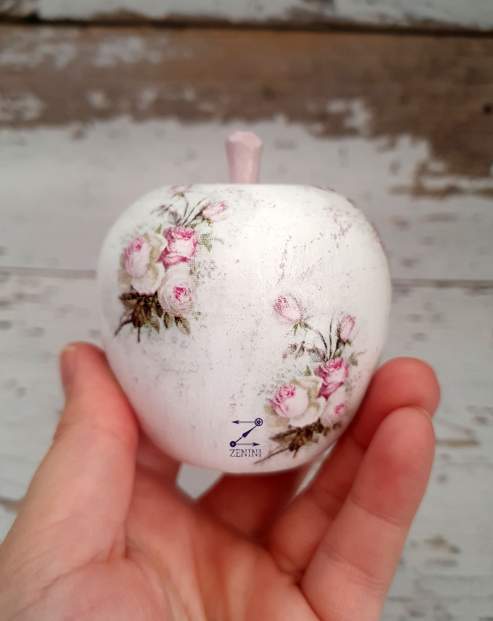 Set decoratiuni mere lemn [7]