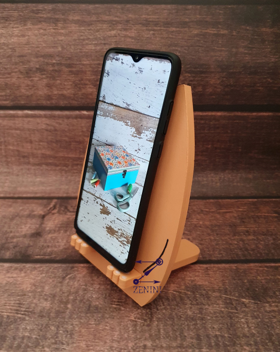 Suport telefon pisica lemn [3]