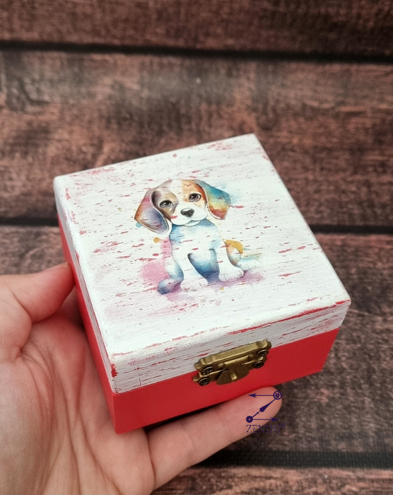 Cutiuta colorata cu catel, diverse modele [3]
