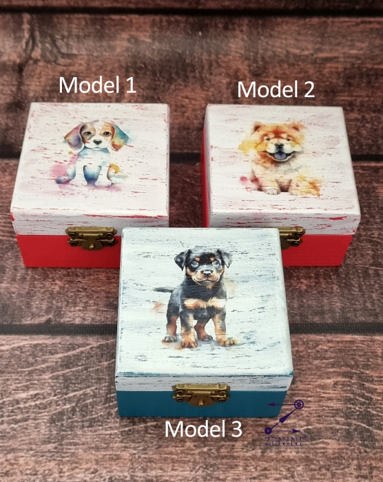 Cutiuta colorata cu catel, diverse modele [2]