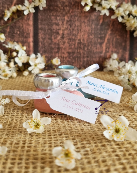 Marturie botez botosel din ceramica personalizat [2]