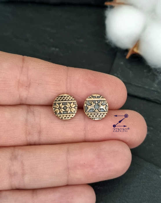 Cercei bronz cu model de Craciun [1]