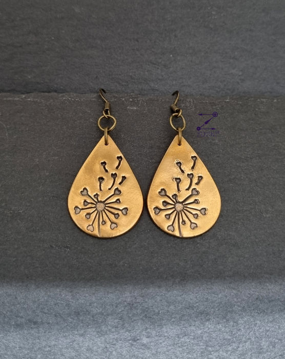 Cercei bronz cu model papadie [1]