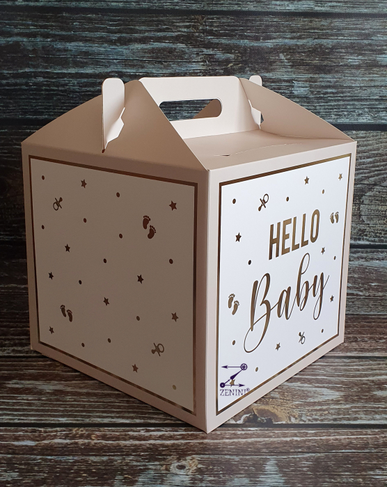 Cutie dar botez Hello baby [2]